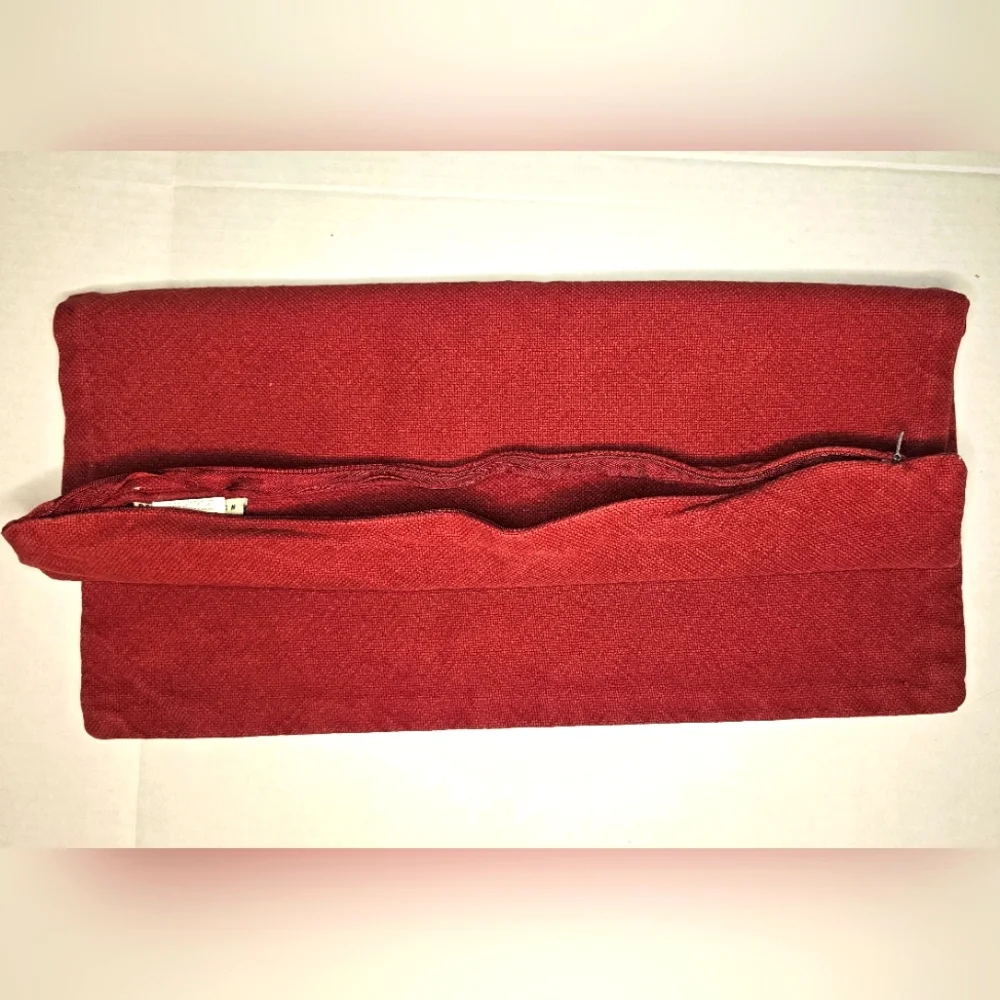 [POTTERY BARN] (2) Red Decorative Pillow Case Covers